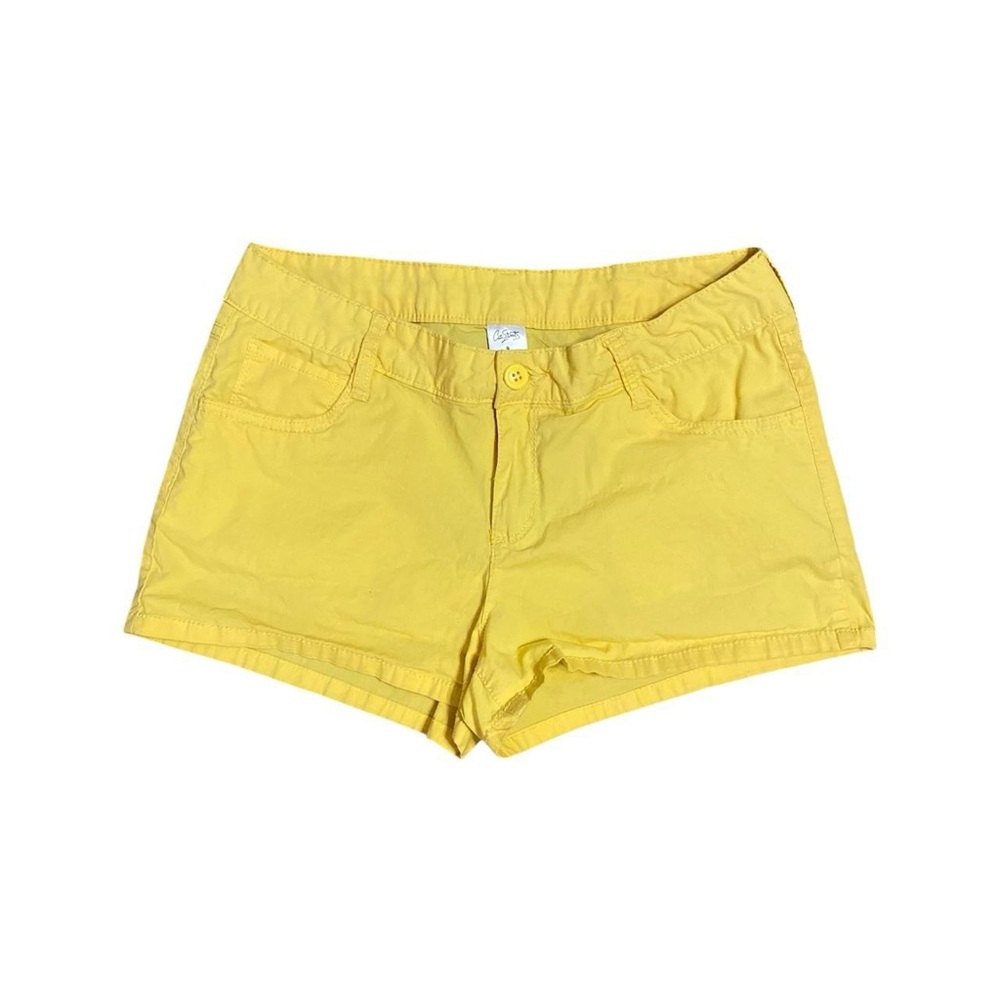 City Streets Yellow Mini Shorts